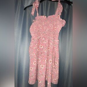 As U Wish Floral Dress With Pockets